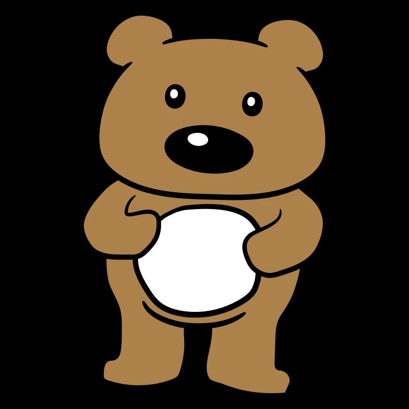 stehender suesser kleiner baer teddy baerchen kusc