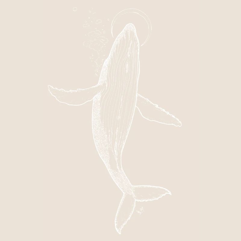 Whale moon White Blumar