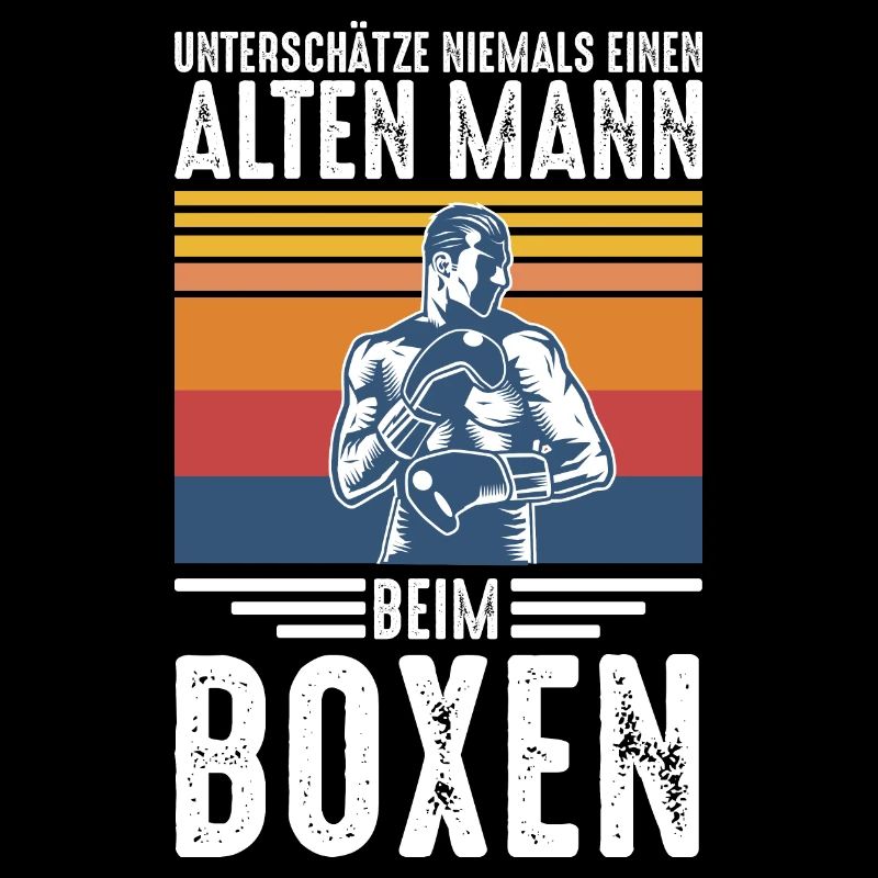 Boxen Boxer Mann Männer Retro Vintage