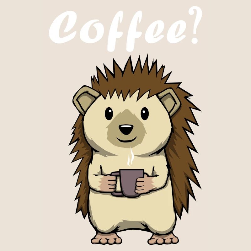 Ironic Saying Monday Hedgehog Office