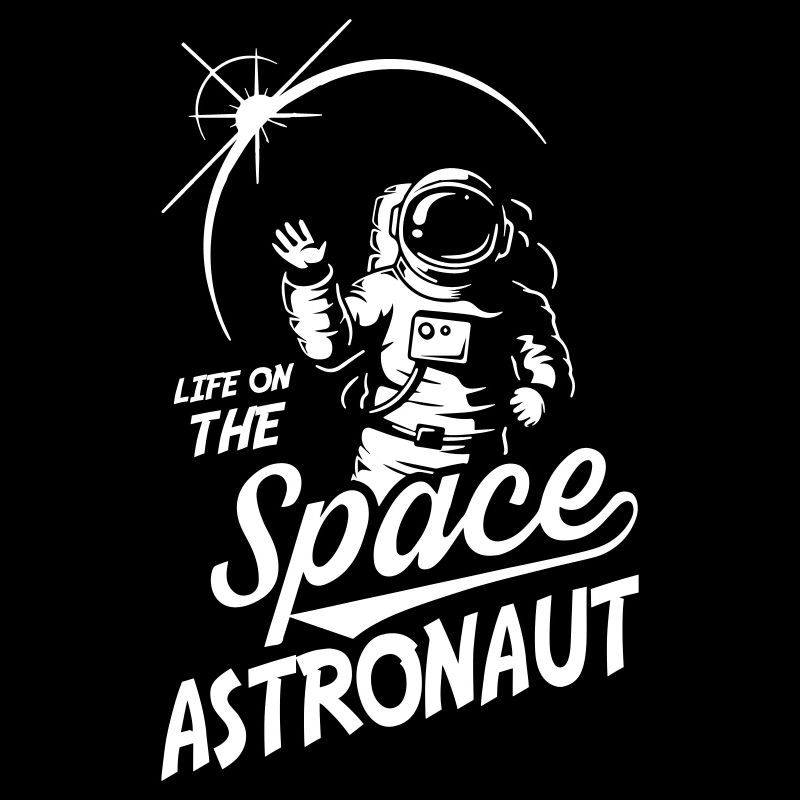 La vie sur l’astronaute spatial