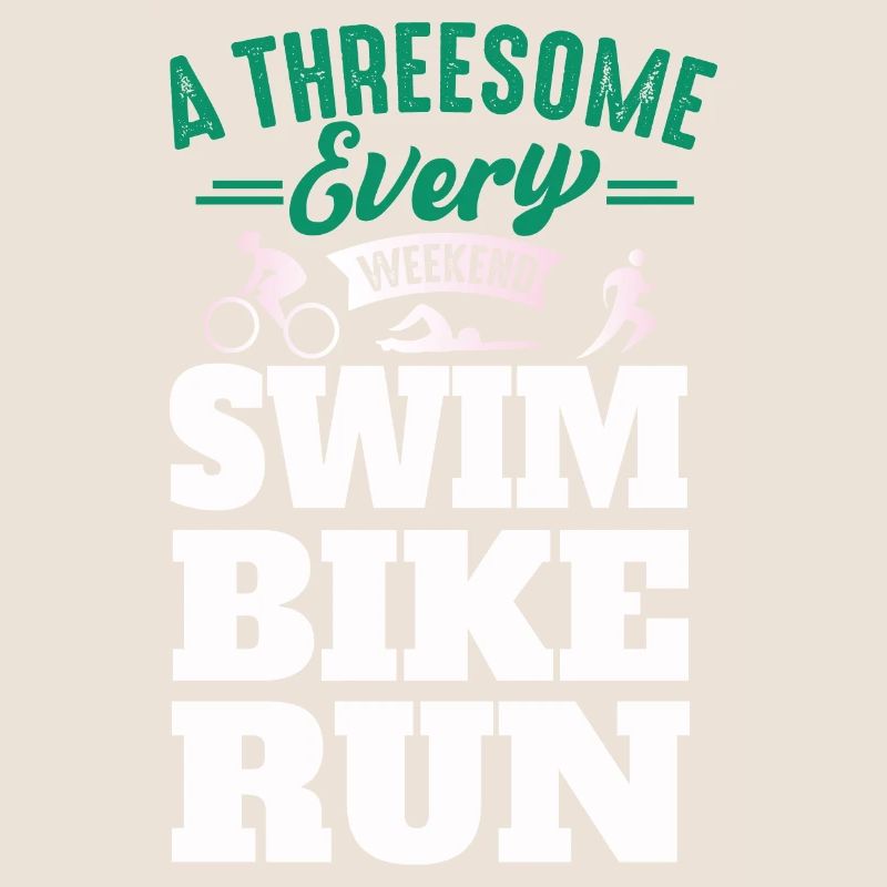 Motif de triathlon pour triathlètes