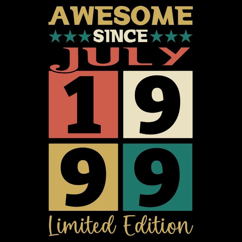 Awesome since Juli 1999 23. Geburtstag Herren Fun