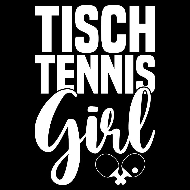 Fille de tennis de table disant avec une batte de tennis de table