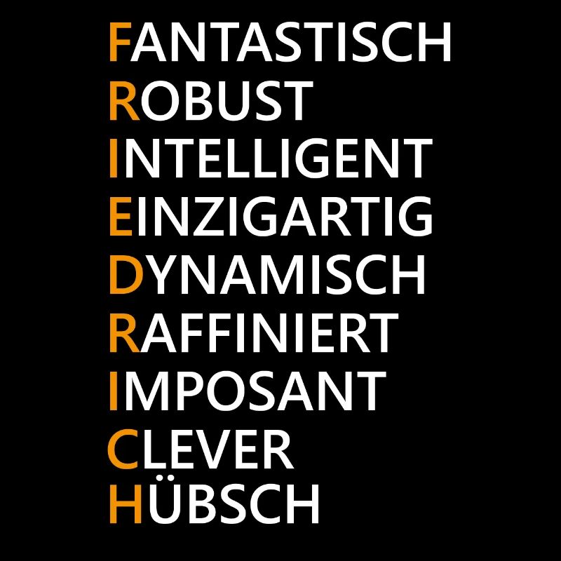 Friedrich Name Geschenk