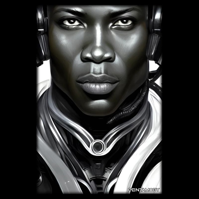 Cyborg Mann Zukunft Sci-Fi Maschine Technik