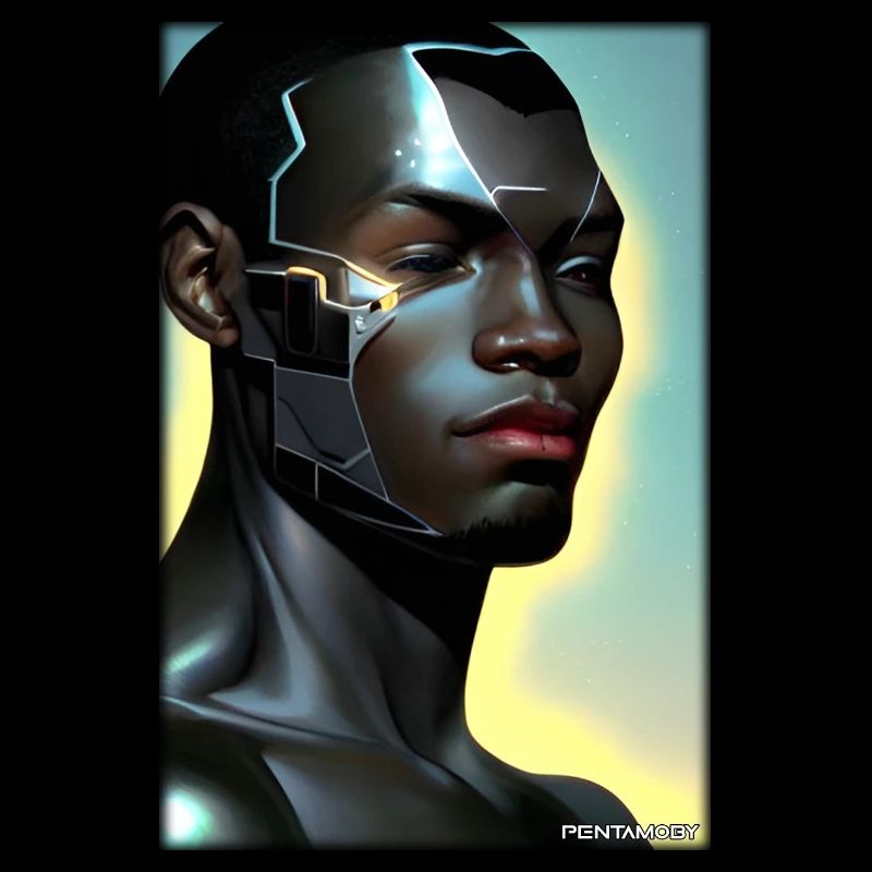 Cyborg Man Future Sci-Fi Machine Technology