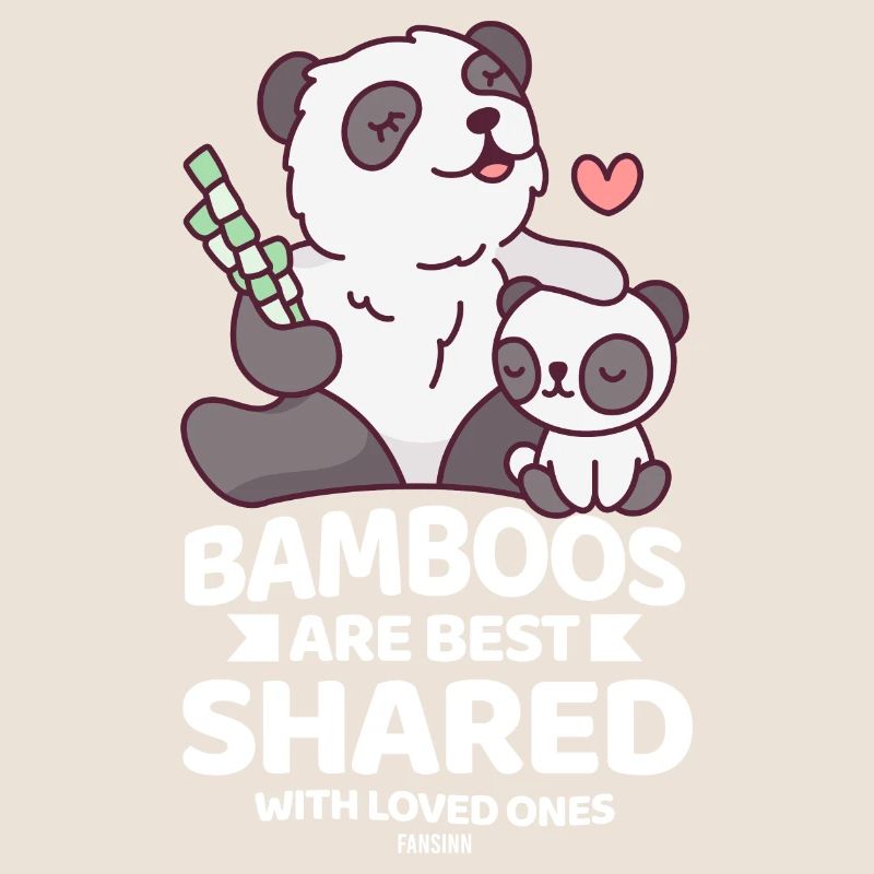 Panda mère panda bébé panda amant bambou