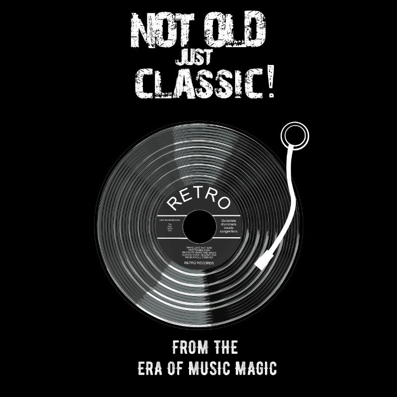 PAS VIEUX, JUSTE CLASSIQUE! VINYLE CLASSIQUE RÉTRO VINTAGE