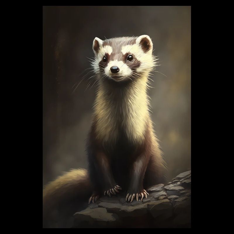 furet mignon portrait
