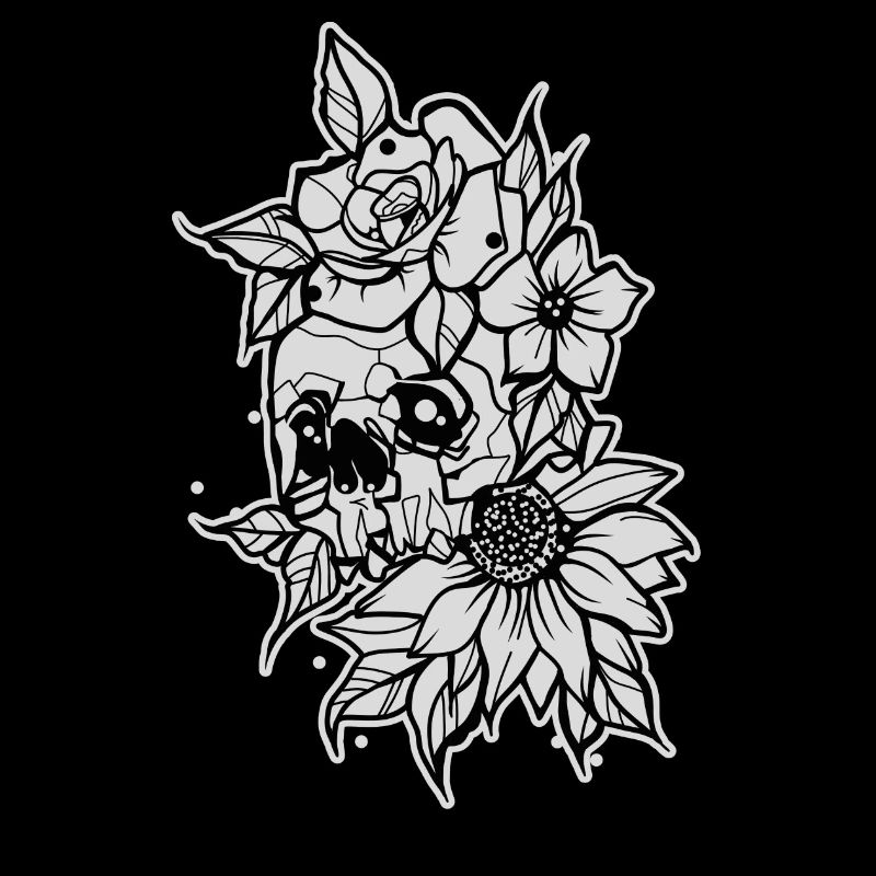 Ugly Skull // Wayward Skull // Illustration