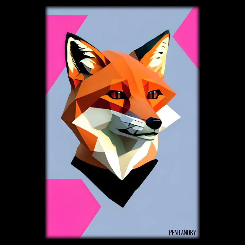 Fuchs Polygon Waldbewohner Waldtier Wildnis Tier