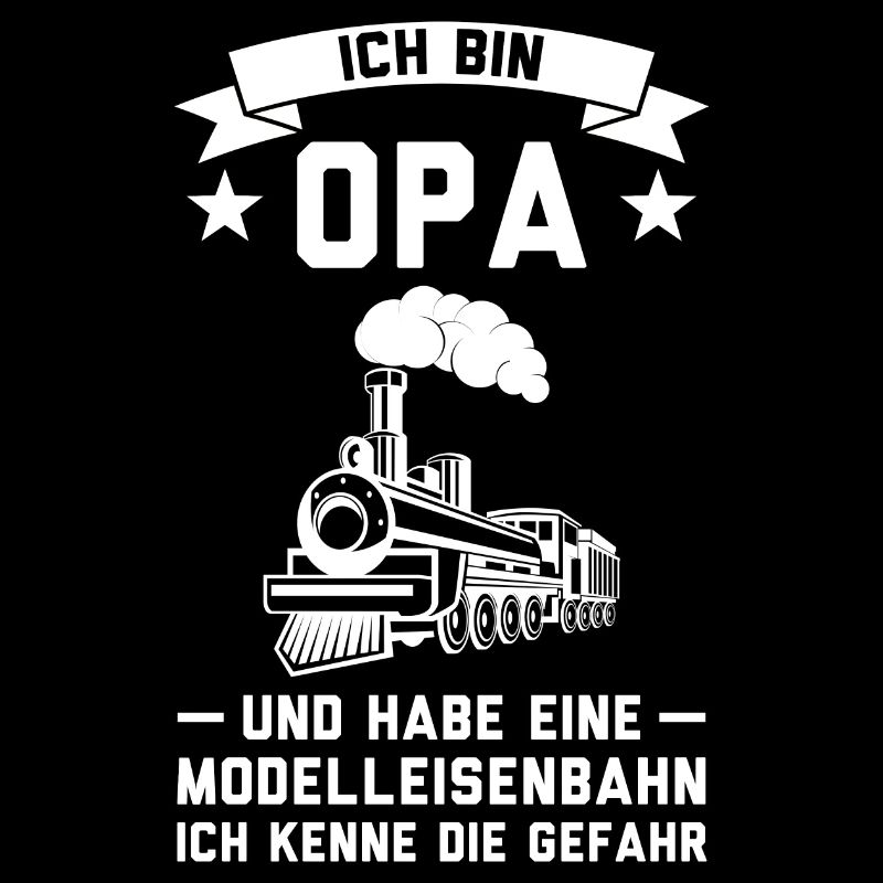 Dampflokomotive Opa Eisenbahner Geschenk
