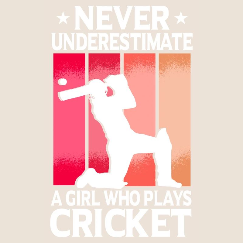 Unterschätze niemals ein Mädchen, das Cricket spielt