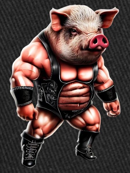 Cochon lutteur