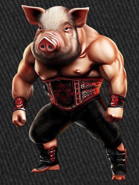 Cochon lutteur