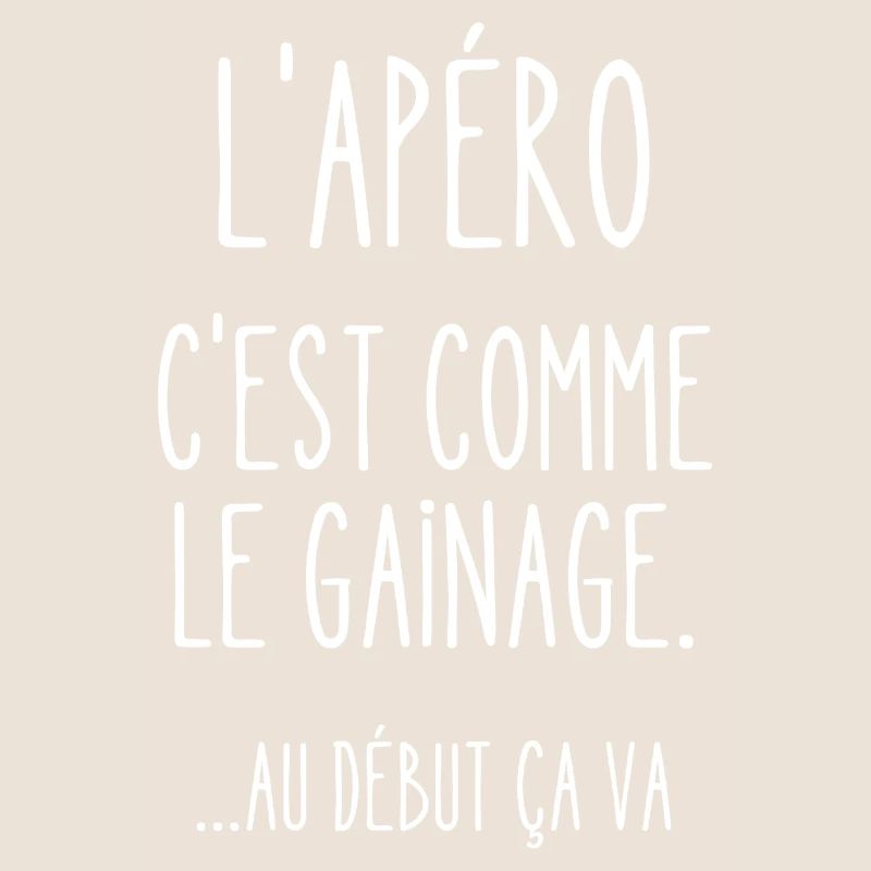 l'apéro c'est comme le gainage