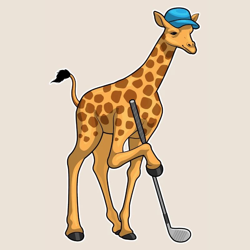 Giraffe Golf Golfschläger
