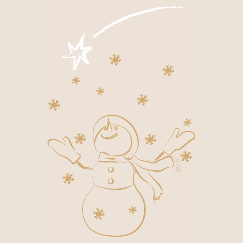 Weihnachts-Schneemann