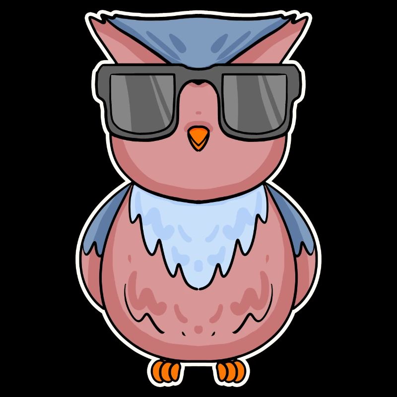 Eule mit Brille