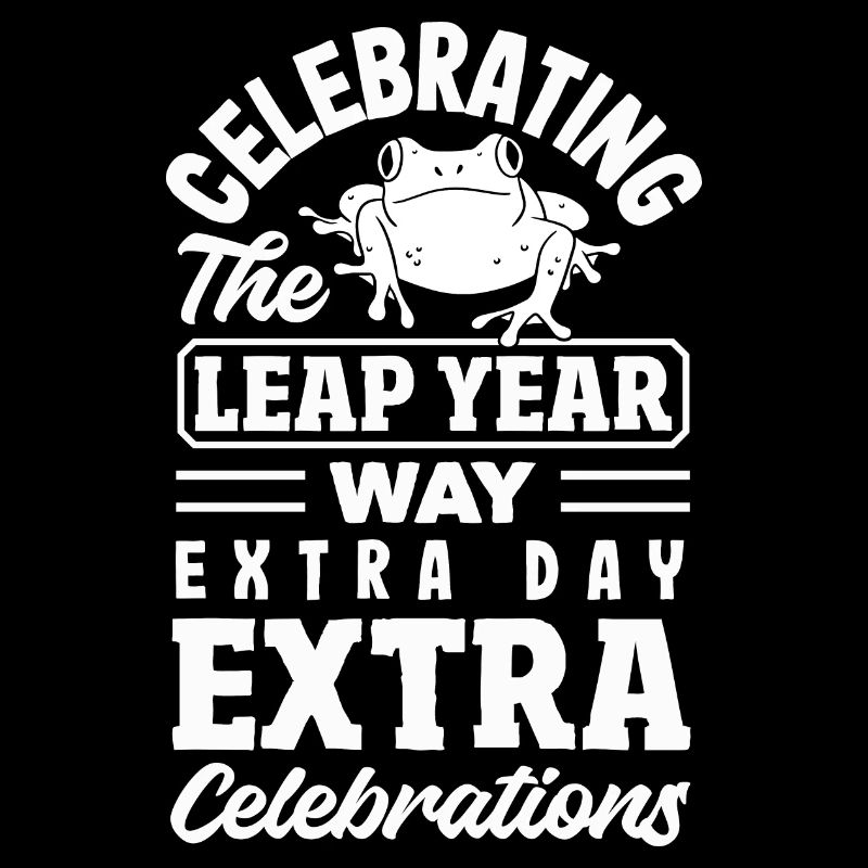 Célébration de la grenouille de l’année bissextile Extra Day Festive