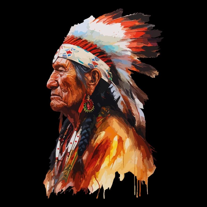 Native American Chief Native American Tribe Apache Sioux