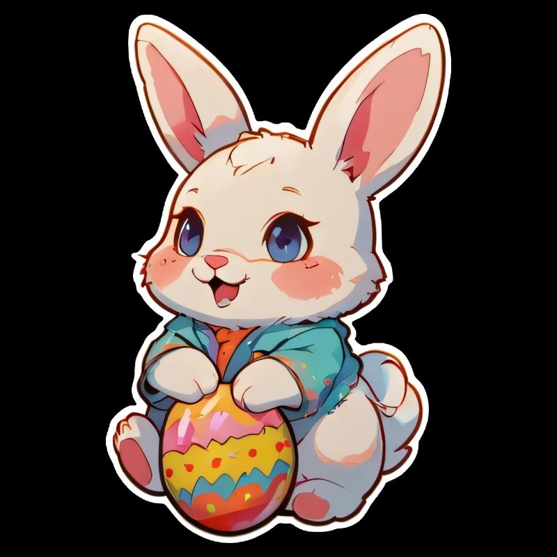 Lapin de Pâques enfantin