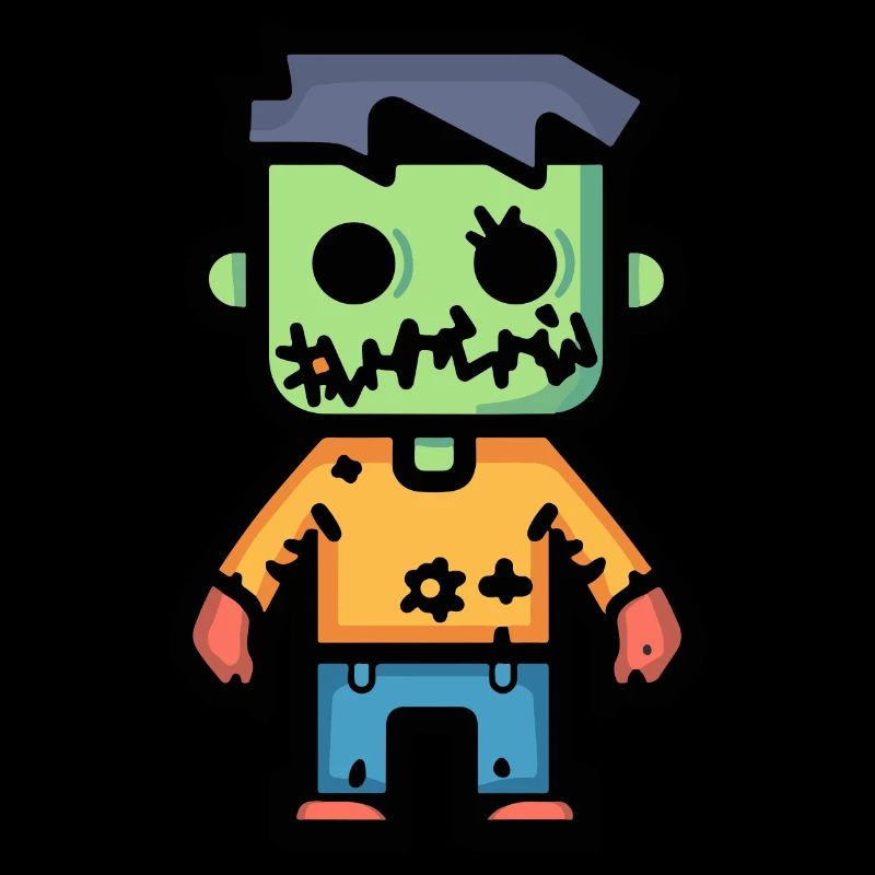 Zombie Halloween Comic Funny