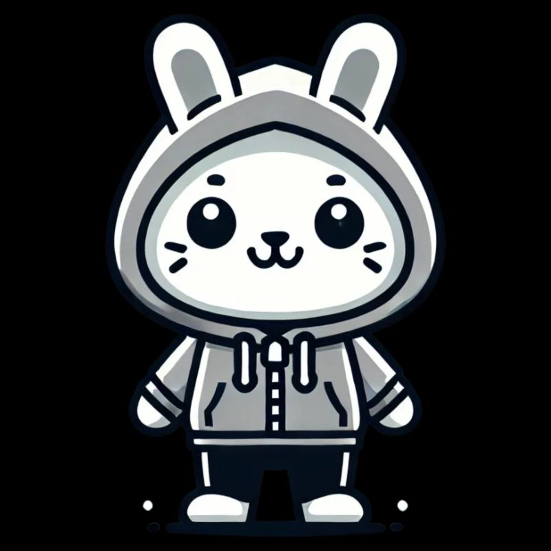 Playful Bunny - Confident and Cool