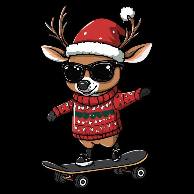 Deer Christmas Funny