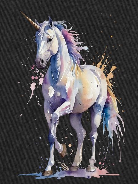 Ätherisches Einhorn - Aquarell