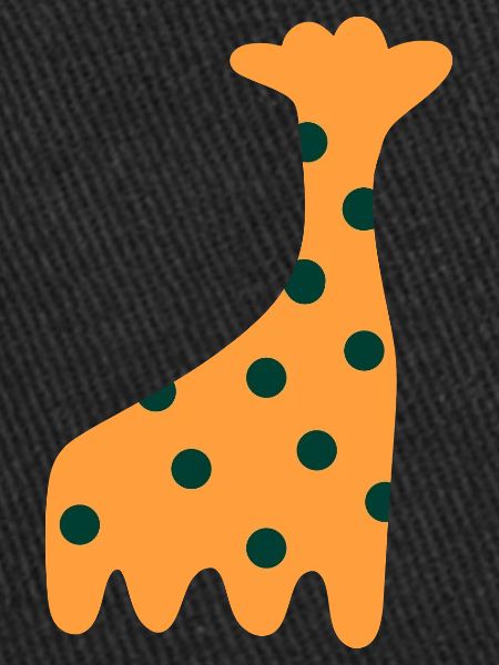 Cute Orange Giraffe