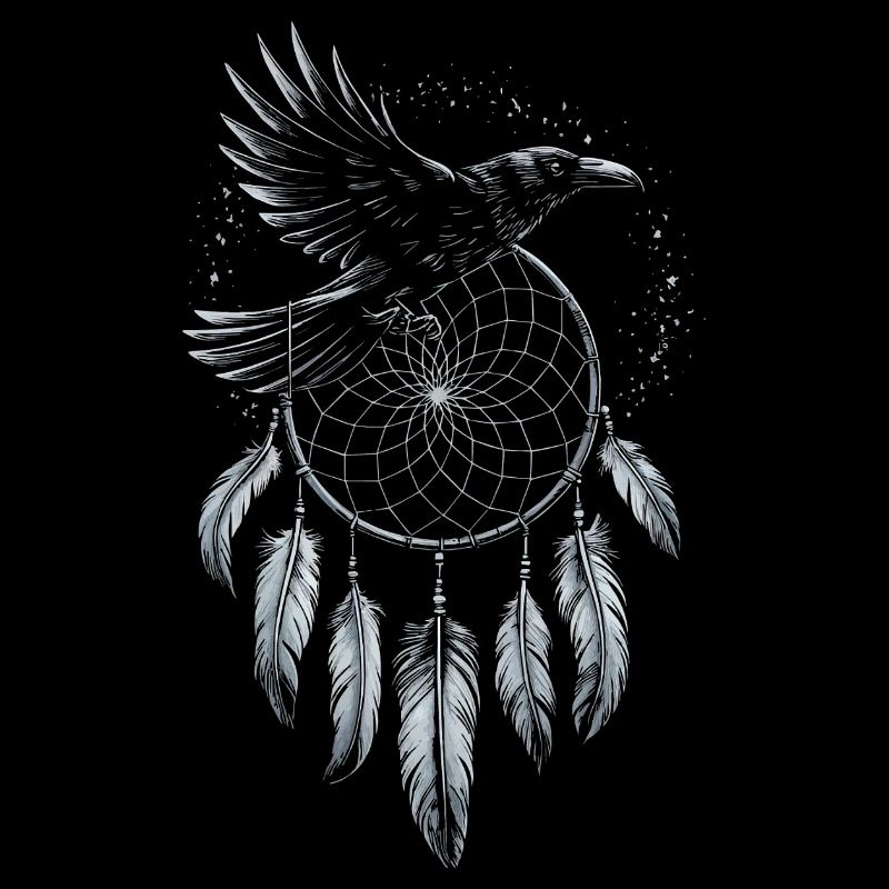 Rabe Cape Krähe Vogel Tier Traum Fänger Goth
