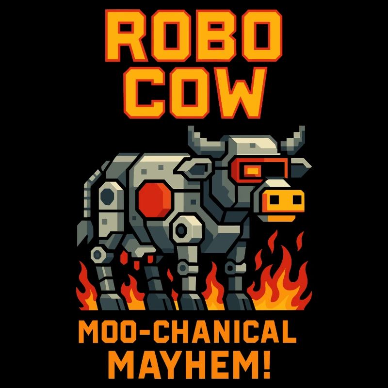 Robo Cow Moo-chanical Mayhem Pixel