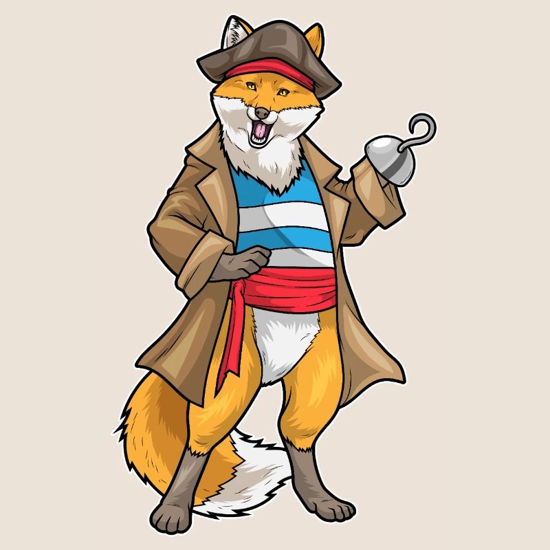 Fox Pirate Hook Hand