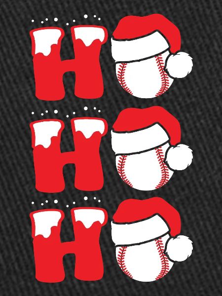Baseball Christmas Santa