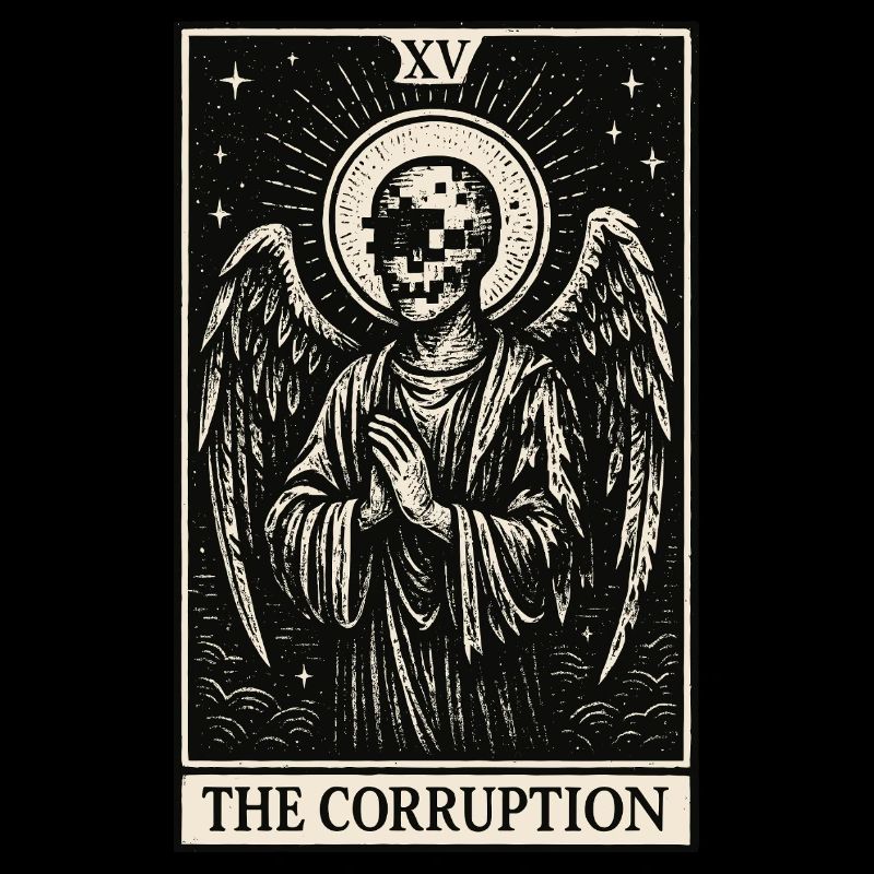 Tarot-Datenhortung: Der Engel der Verderbnis