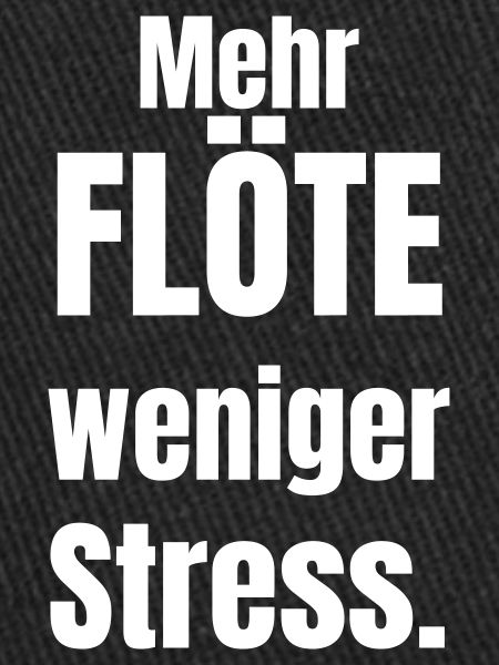 Plus de flûte, moins de stress