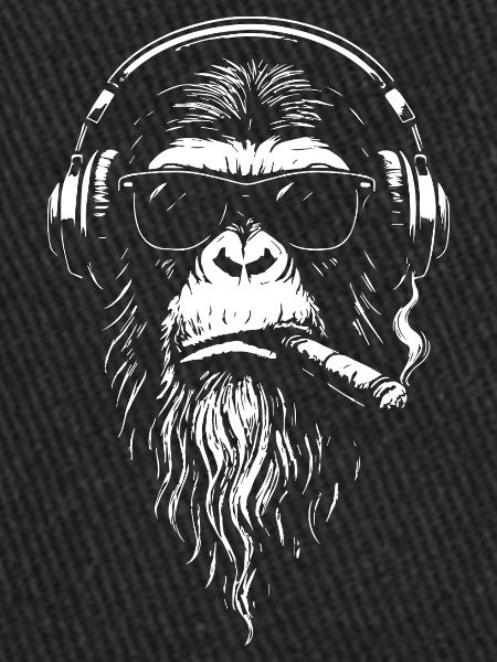 Chill DJ Monkey avec casque