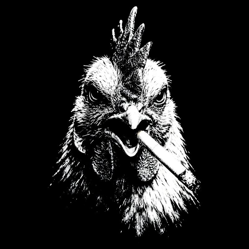 Smoking Hen Graphic