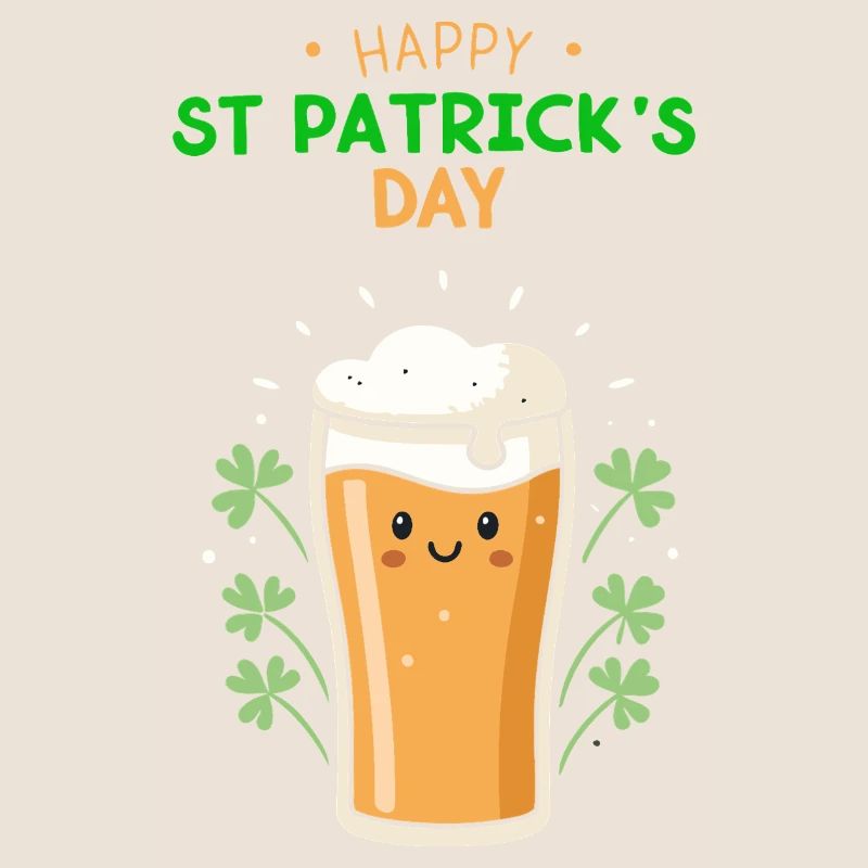 Frohes St. Patrick's Day Bier