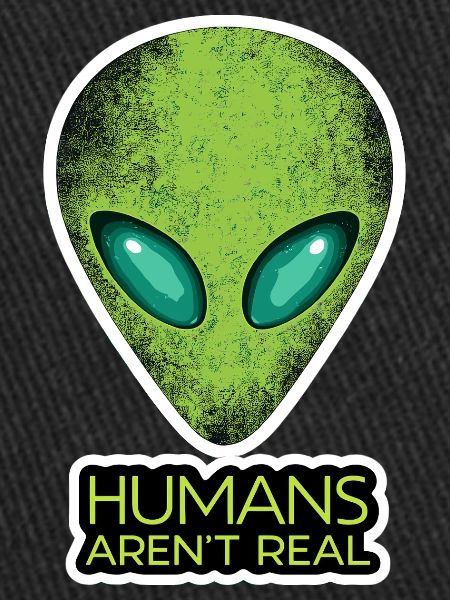 Alien Face Humans Aren't Real