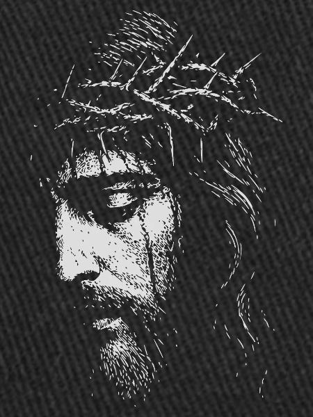 Jesus Dornenkrone Portrait