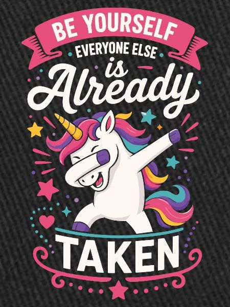 Dabbendes Einhorn – Be Yourself