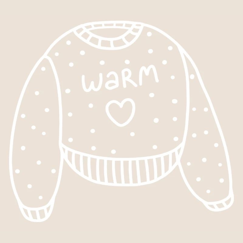 Gemütlicher warmer Wollpullover