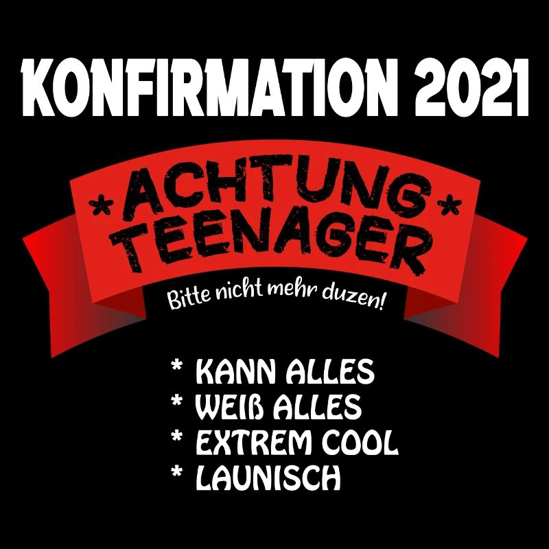Geschenk Konfirmation Jungs Mädchen lustig Spruch