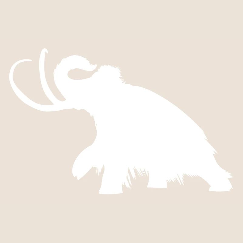 Silhouette de mammouth