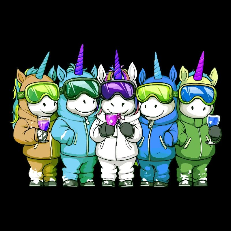 Soirée de ski de l’équipe Licorne
