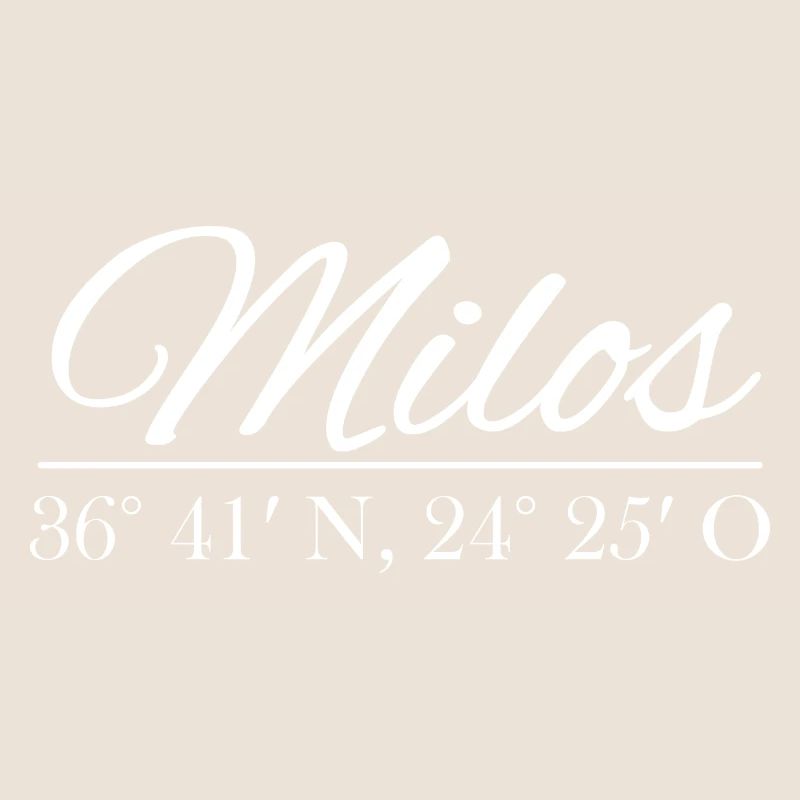 Milos coordonne la conception