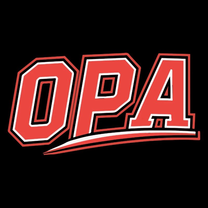 Opa Athletic Geschenk Bester Großvater Bald Opa